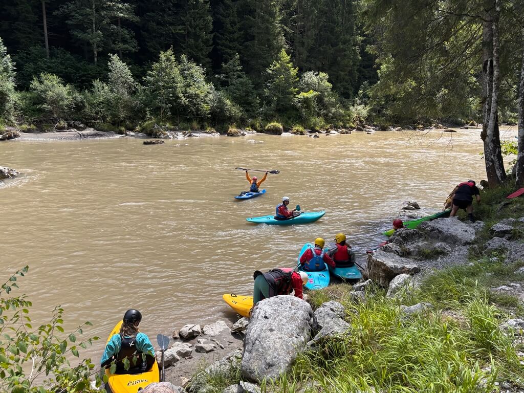 Wildwasser-Ausfahrt: Auf der Saalach von Au nach Unken